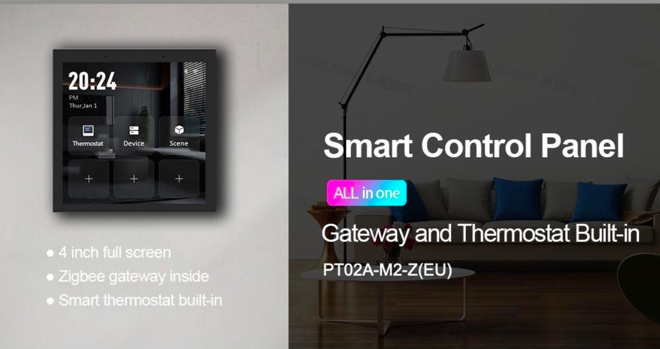 Smart Control panel with thermostat AET08