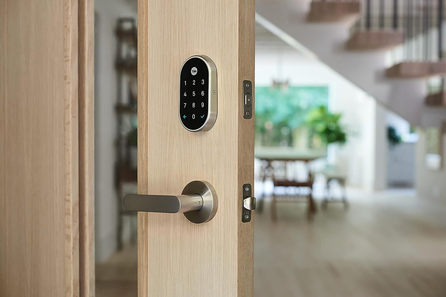 Nest X Yale Smart Lock With Nest Connect Satin Nickel