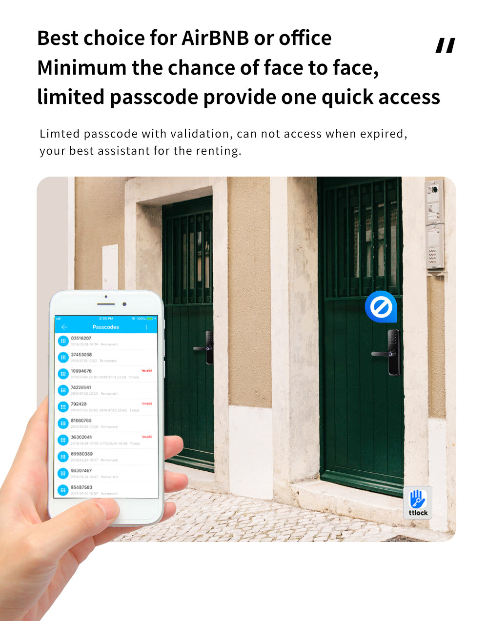 Smart Door Lock Handle A260
