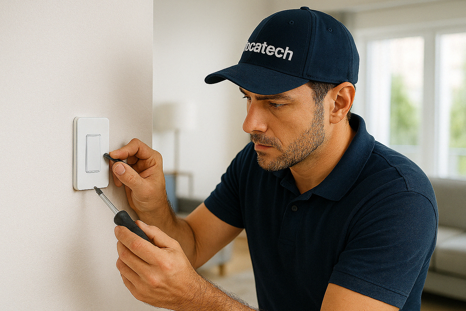 Smart light switch installtion