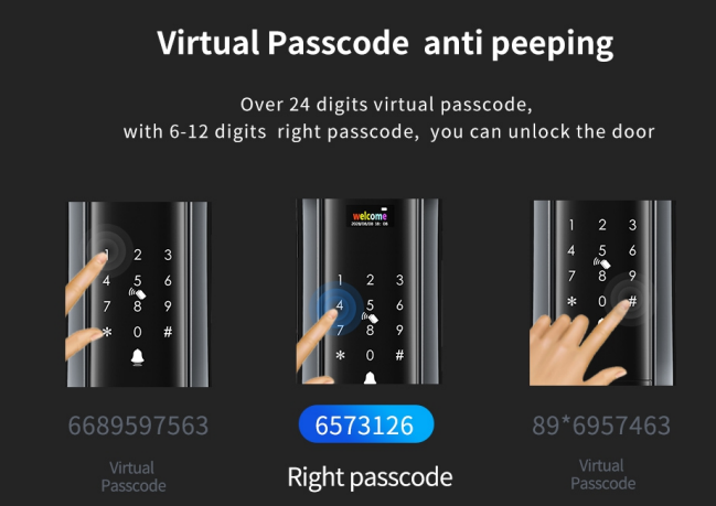 Smart Face ID door lock i8