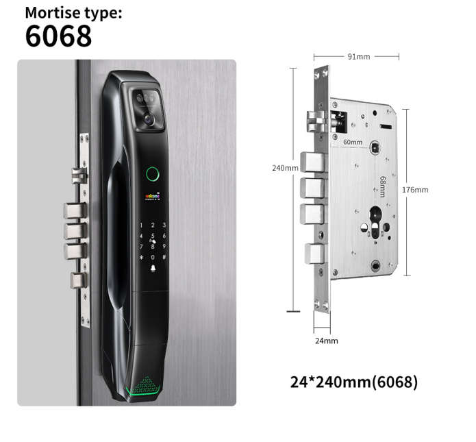 Smart Face ID door lock i8
