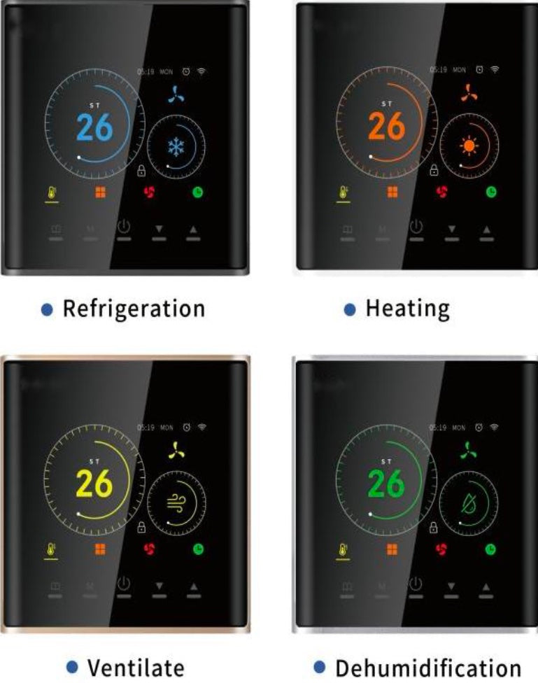 Smart HVAC thermostat VRF AE6607