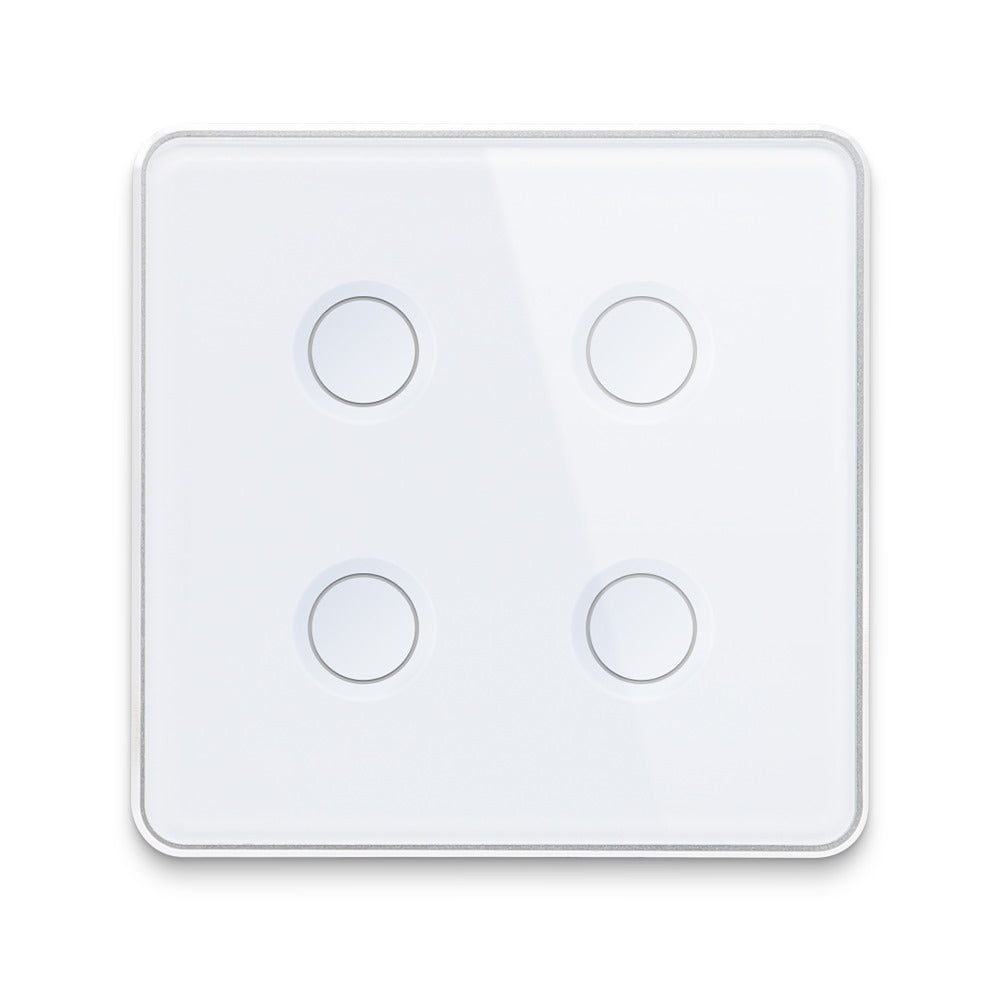 Smart Lights Switch Touch Glass Panel 3D Concave Button - ZigBee