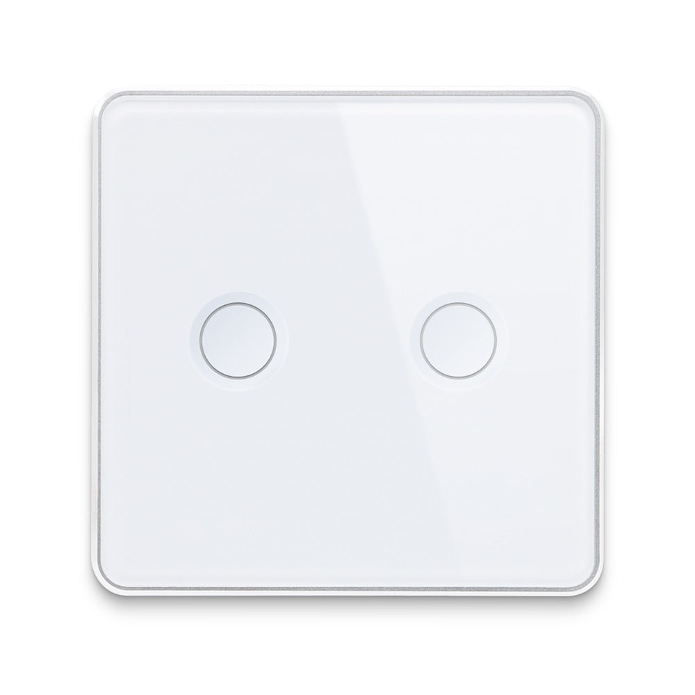 Smart Lights Switch Touch Glass Panel 3D Concave Button - ZigBee