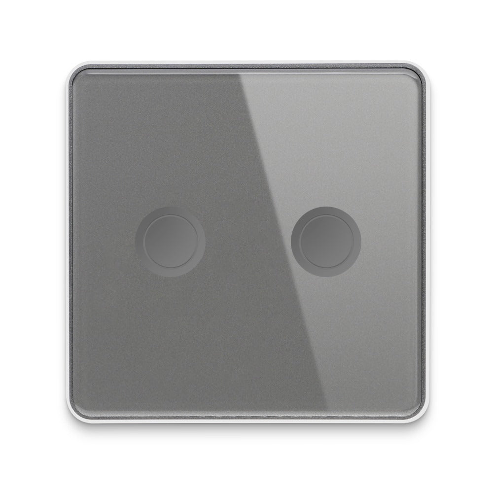 Smart Lights Switch Touch Glass Panel 3D Concave Button - ZigBee
