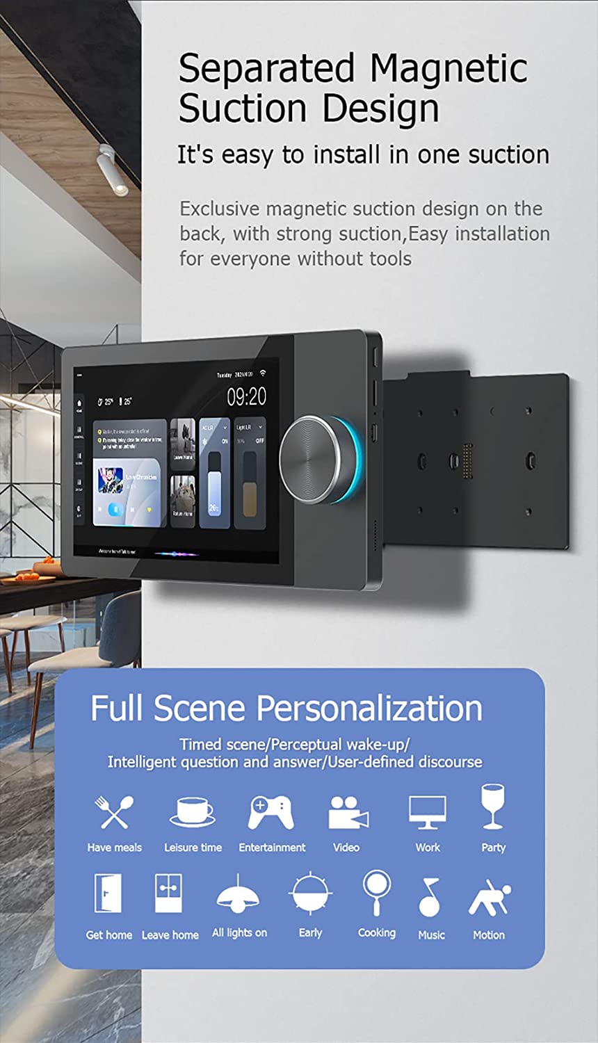 Smart home control panel 10 Inches