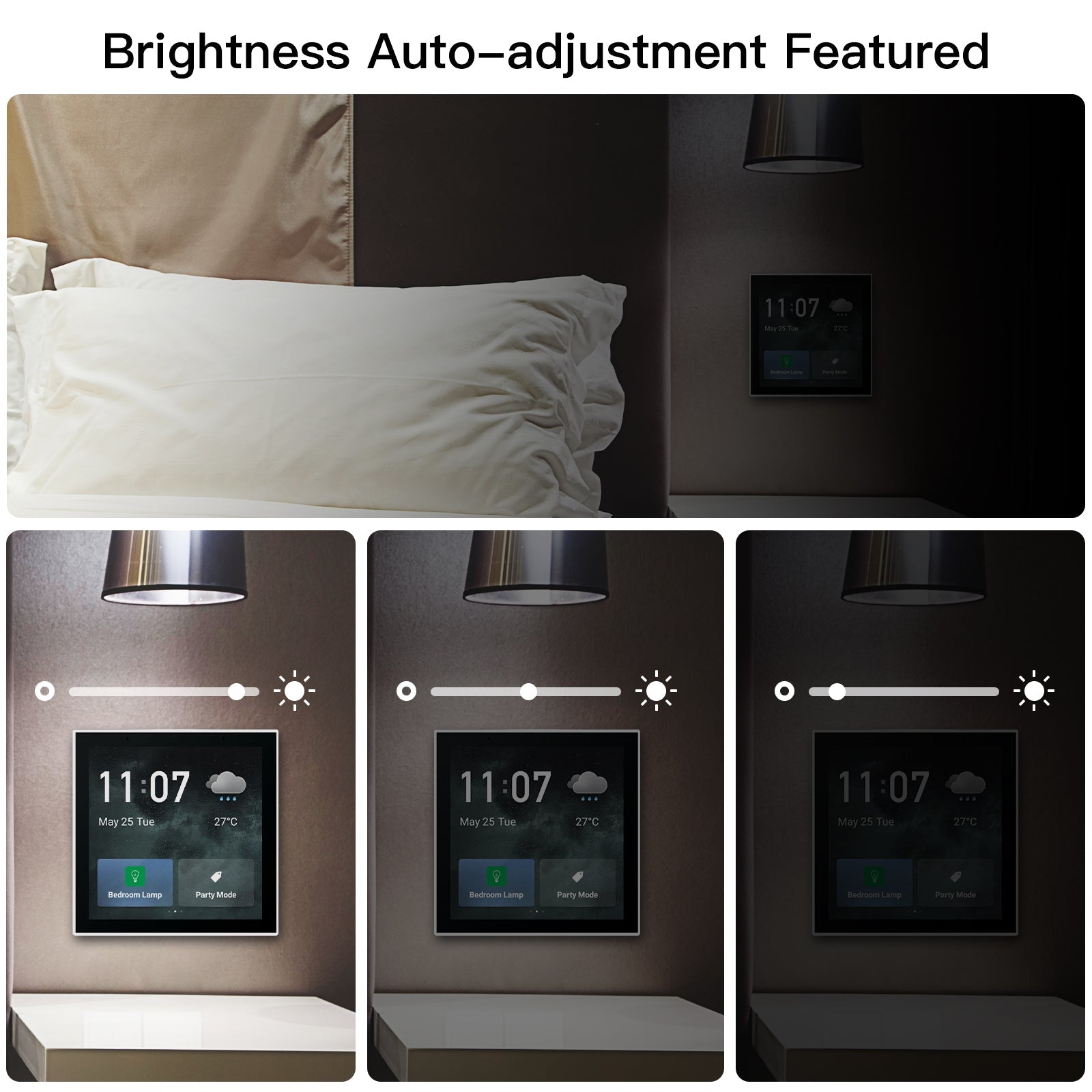 Smart multi control touch panel 4 inches