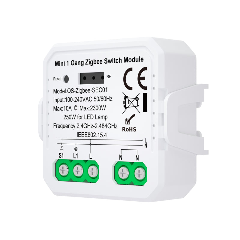 Smart switch module 1 gang - Zigbee