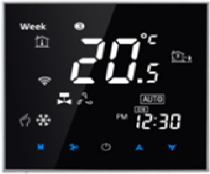 Smart Wifi AC Thermostat ALW 2000 24V/230V