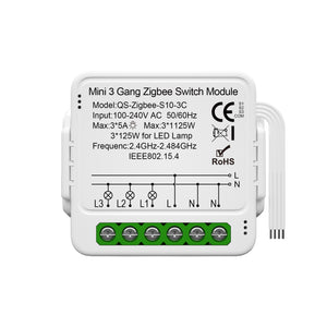 Smart Light switch Zigbee 3gang