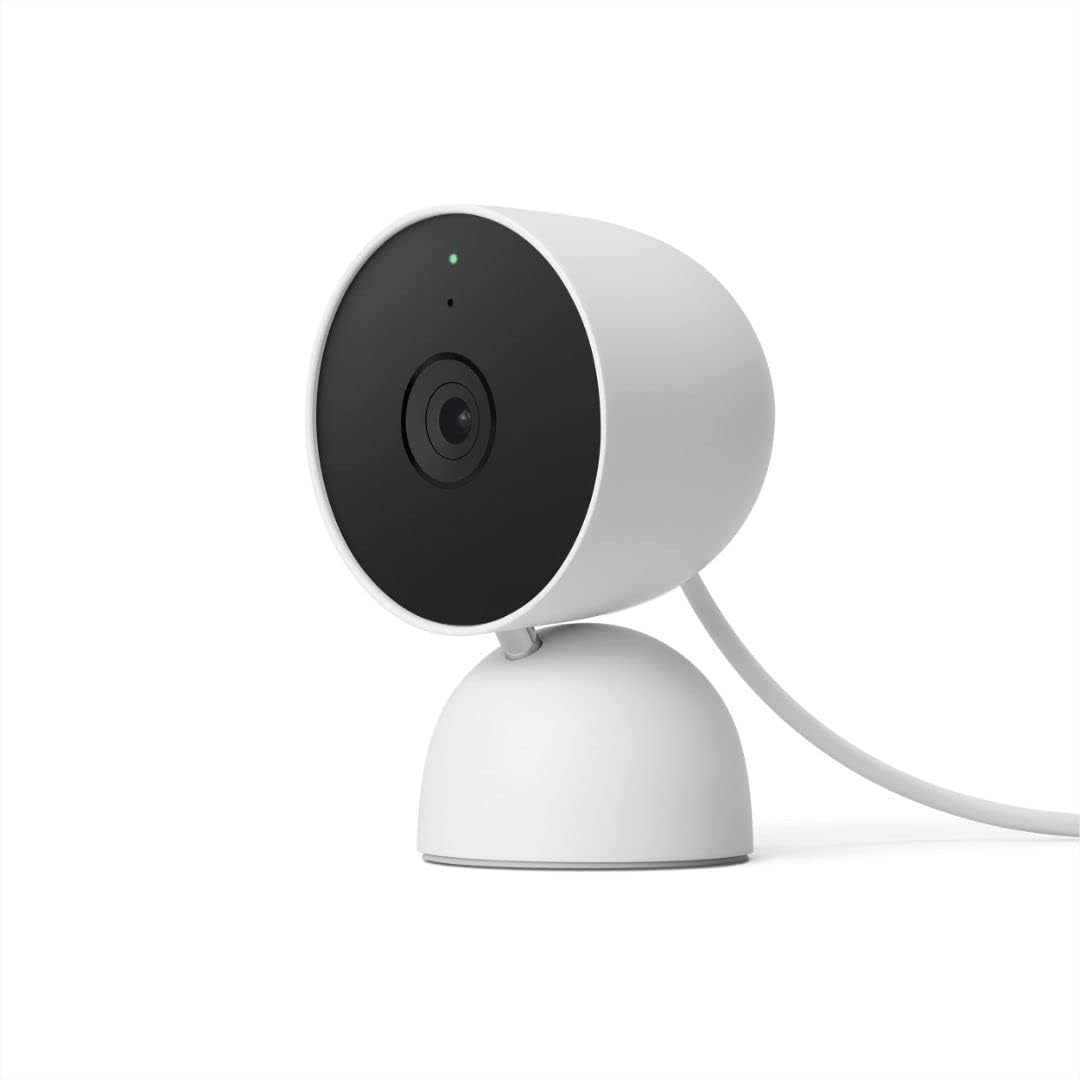 Google Nest CCTV Camera Indoor Wired GA01998-US Snow