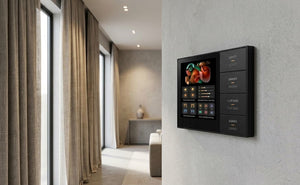 Smart lights & curtain control panel ZigBee 4 gang