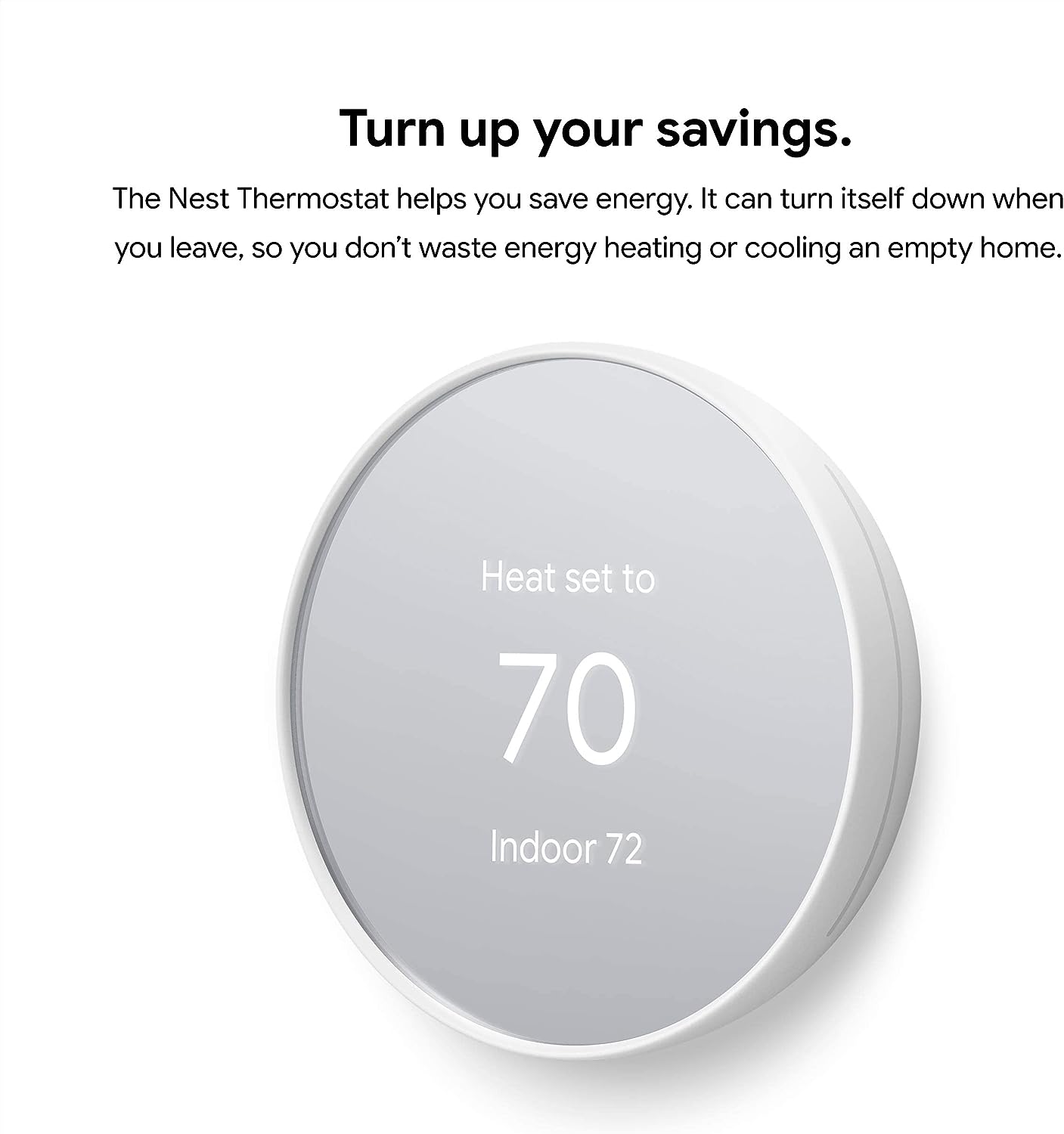 Google Nest Thermostat Trim Plate| GA01837-US Snow