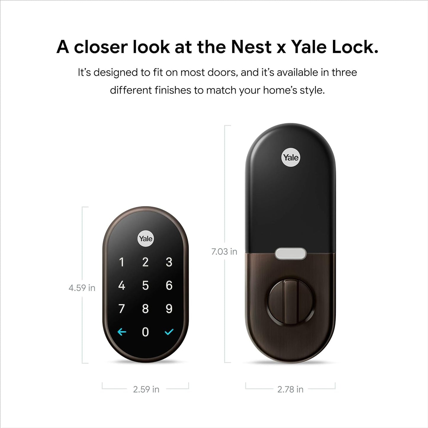 Nest X Yale Lock with Nest Connect