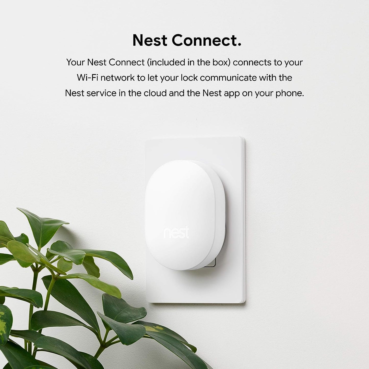 Nest X Yale Smart Lock With Nest Connect Satin Nickel
