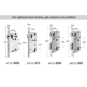 Smart Tuya door lock handle with intercom A270