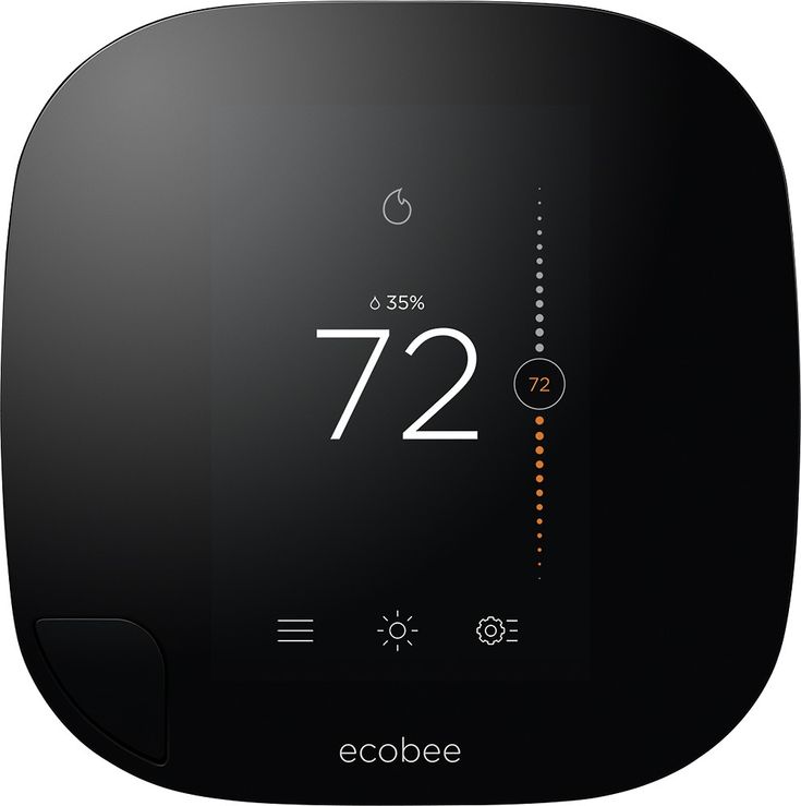 Ecobee Smart Thermostat Enhanced 6th Gen Without Sensor Black EB-STATE6L-0
