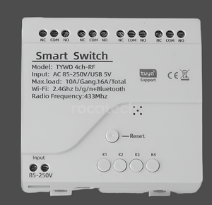 Smart 4Gang switch module -Wi-FI-Tuya