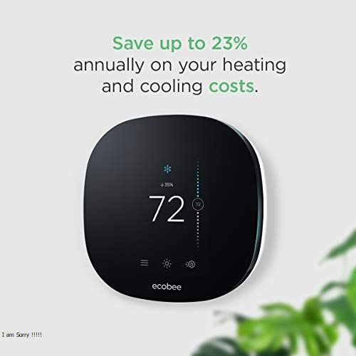 Smart Thermostat Ecobee-Black EB-STATE3LT-02 3 lite 2nd Generation