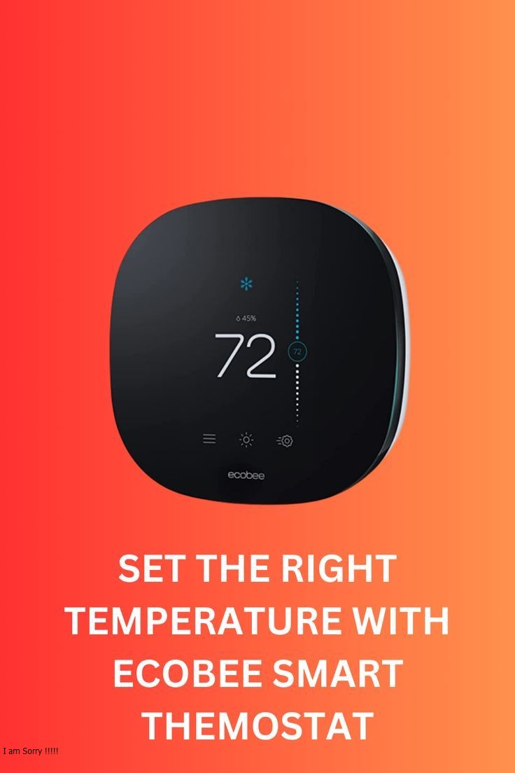 Smart Thermostat Ecobee-Black EB-STATE3LT-02 3 lite 2nd Generation