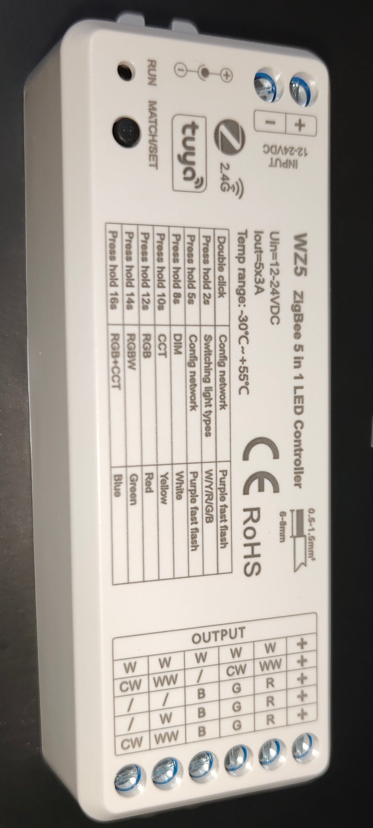 Smart RGBW LED controller Wi-Fi