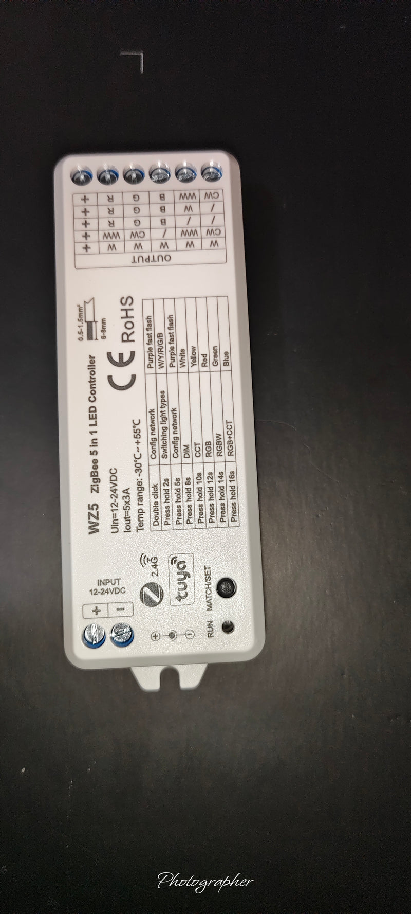 Smart RGBW LED controller Wi-Fi