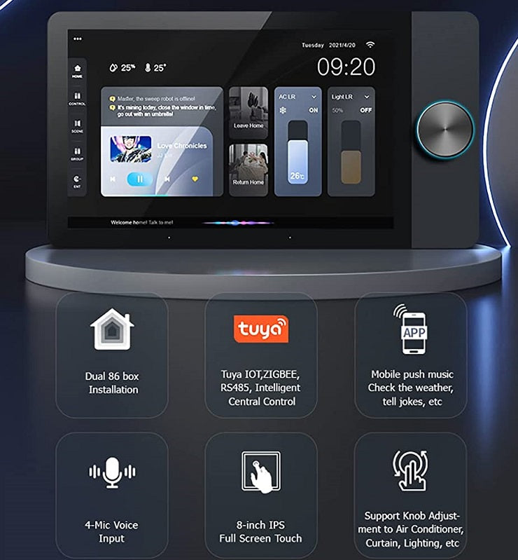 Smart home control panel 10 Inches