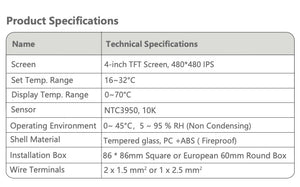 Smart VRF thermostat L001