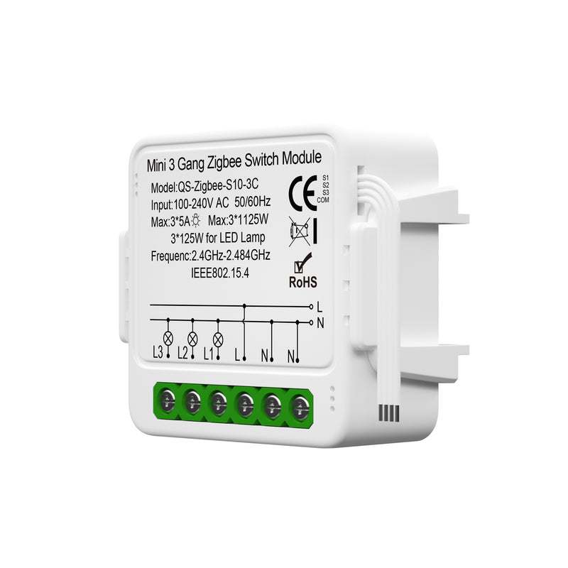 Smart Light switch Zigbee 3gang