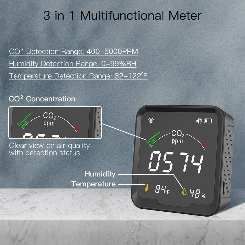 temperature sensortemperature metersmart co2 meterhumidity sensorhumidity meterdubai best co2 meterbest smart co2 meter