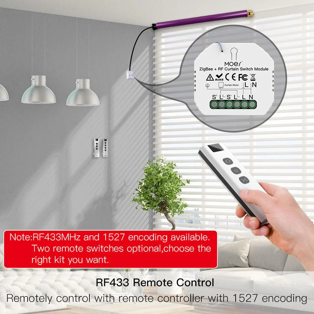 Smart Motorized Curtains Control module