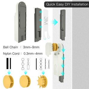 Smart motorized chain roller curtain motor