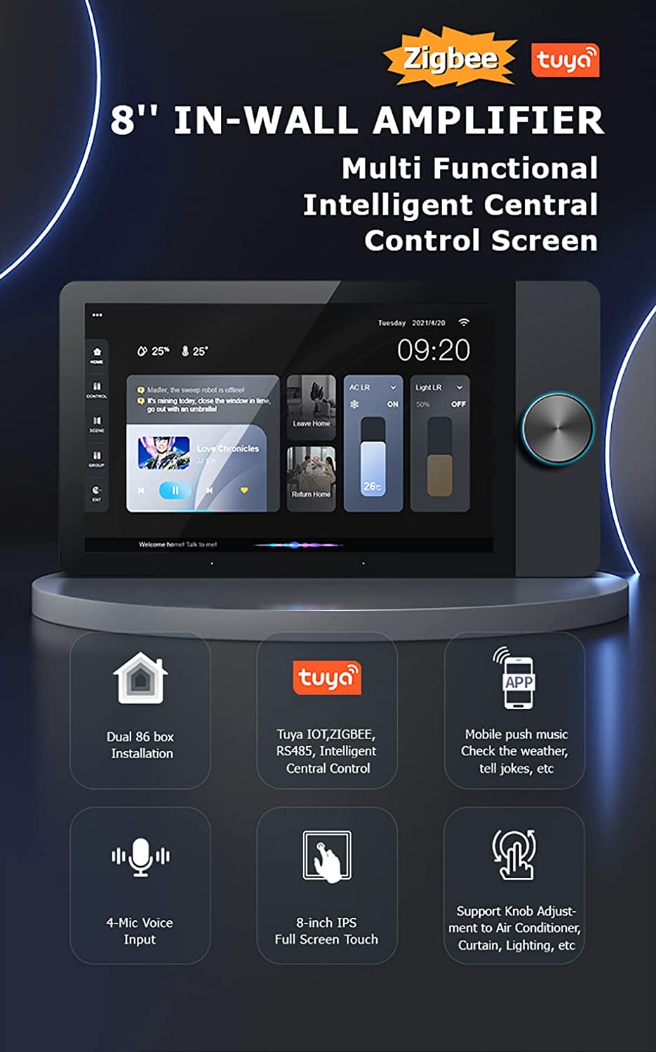 Smart Home control panel 8