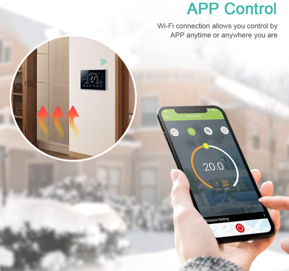 Wi-Fi controlled Thermostat BAC8000ALW