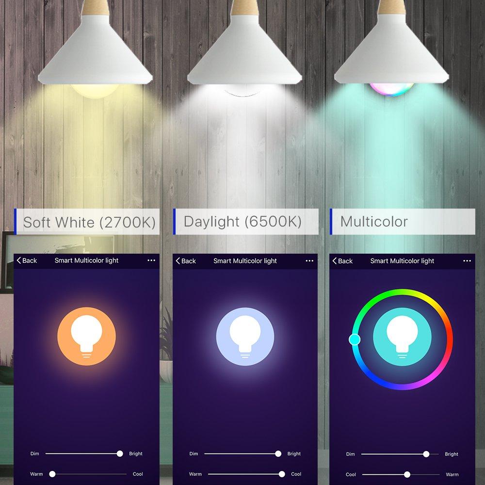 Smart LED Light Bulb Cool Warm White -Wi-Fi/zigbee
