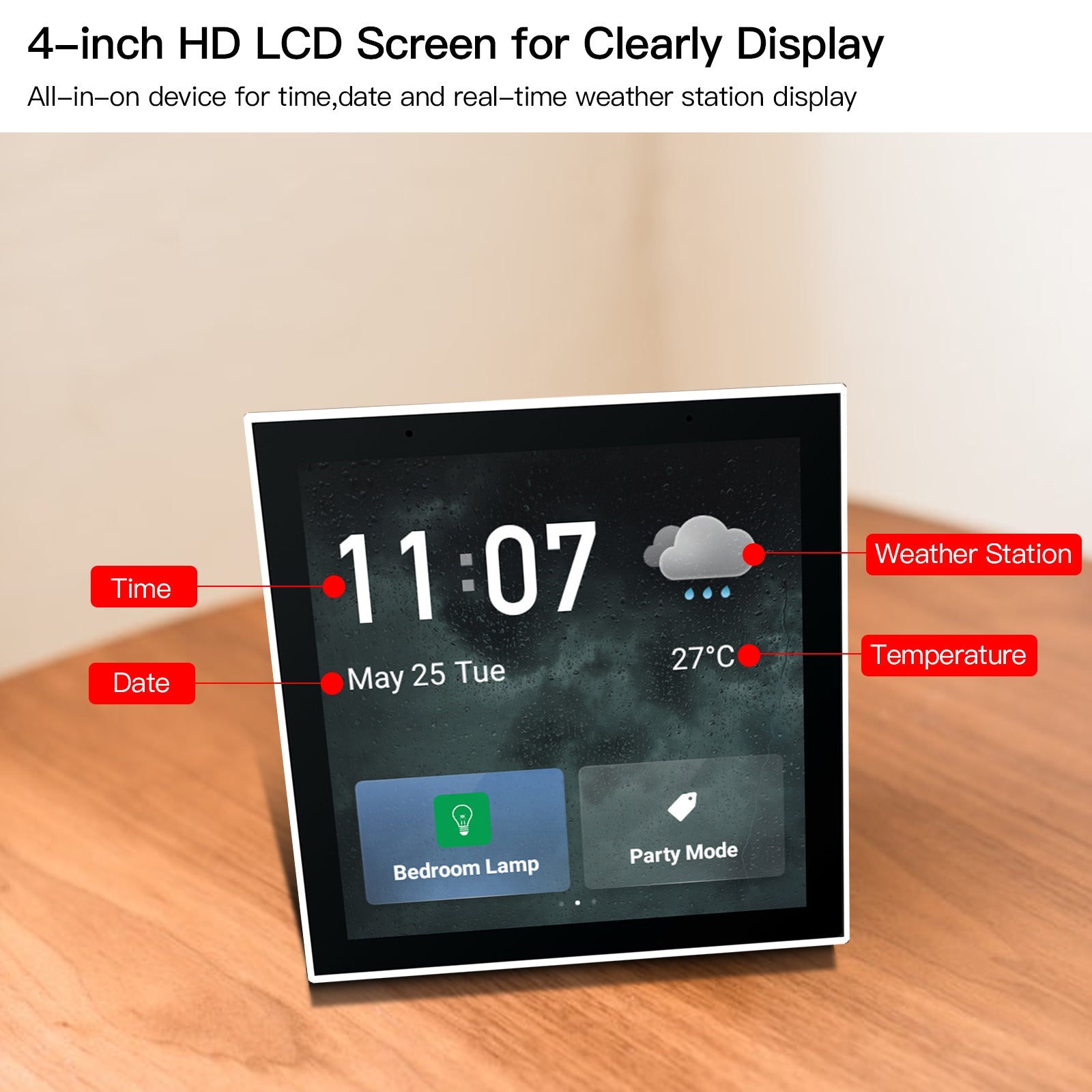 Smart multi control touch panel