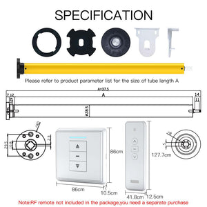ZigBee Rollar blind motor battery