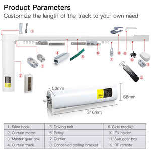 Smart curtain kits